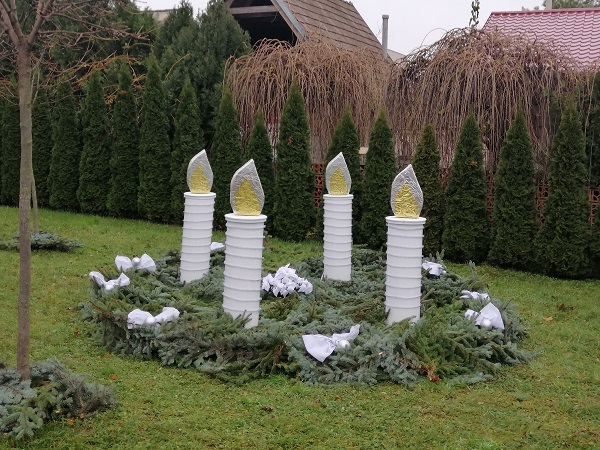 adventný veniec pripravený