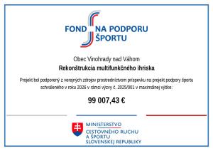 Fond na podporu športu 1